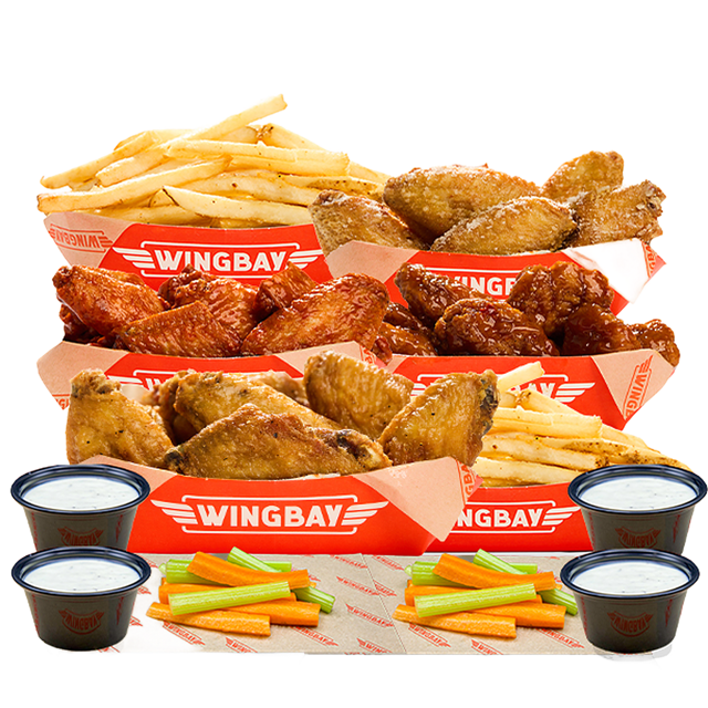 100-Piece Wing Bundle.