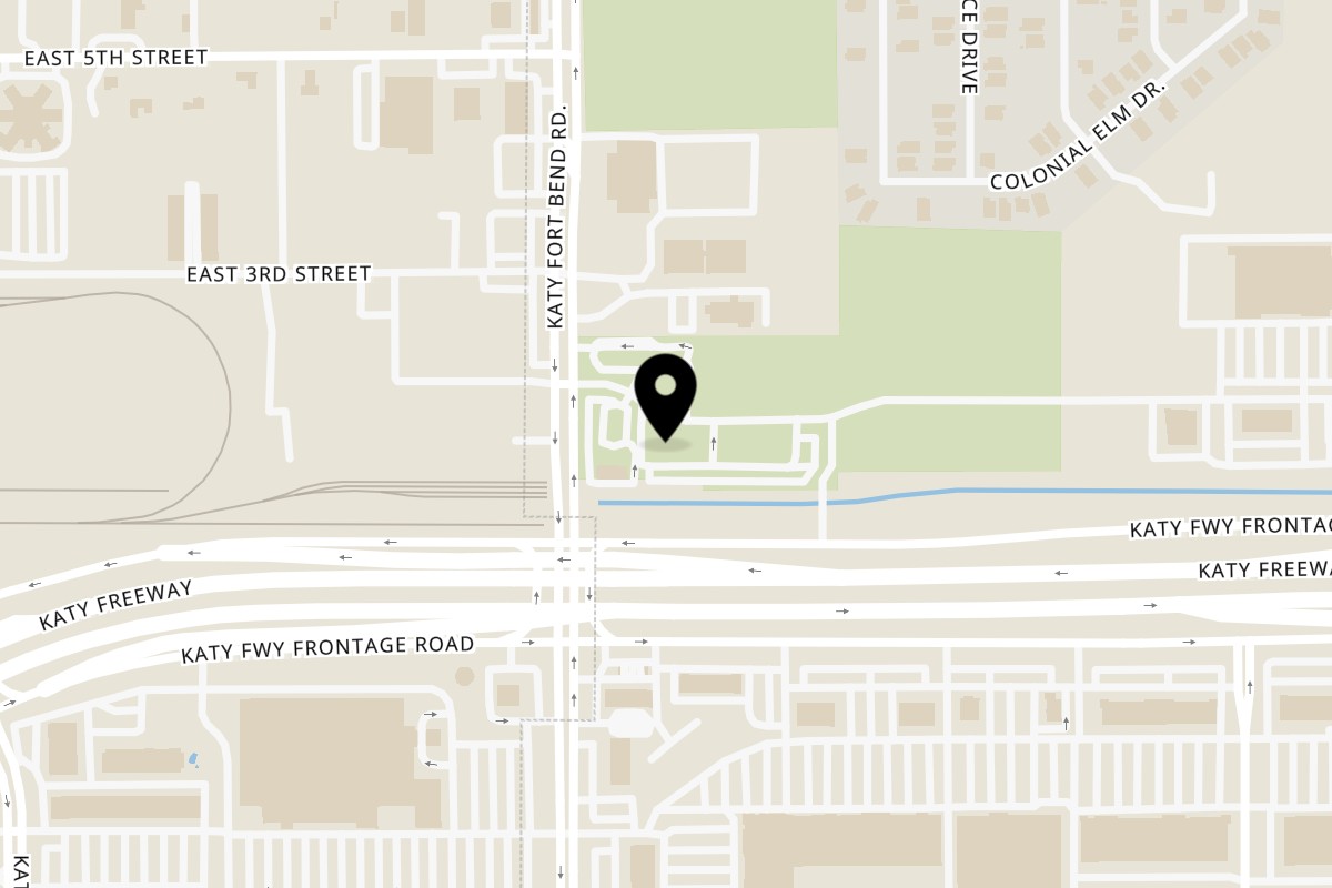 Map showing the location of Wingbay Katy on 806 Katy Fort Bend Rd ste 120 in Katy