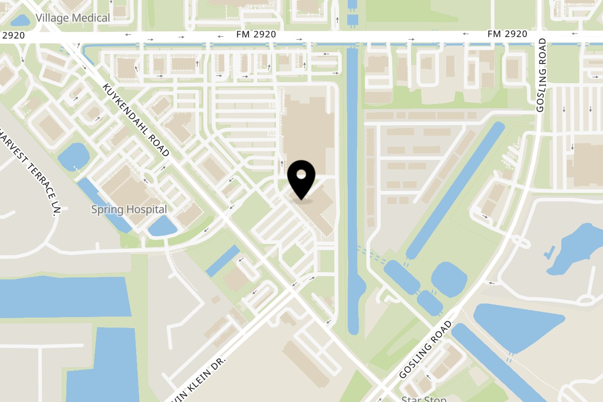 Map showing the location of Wingbay Spring on 20710 Kuykendahl Rd Suite F in Spring